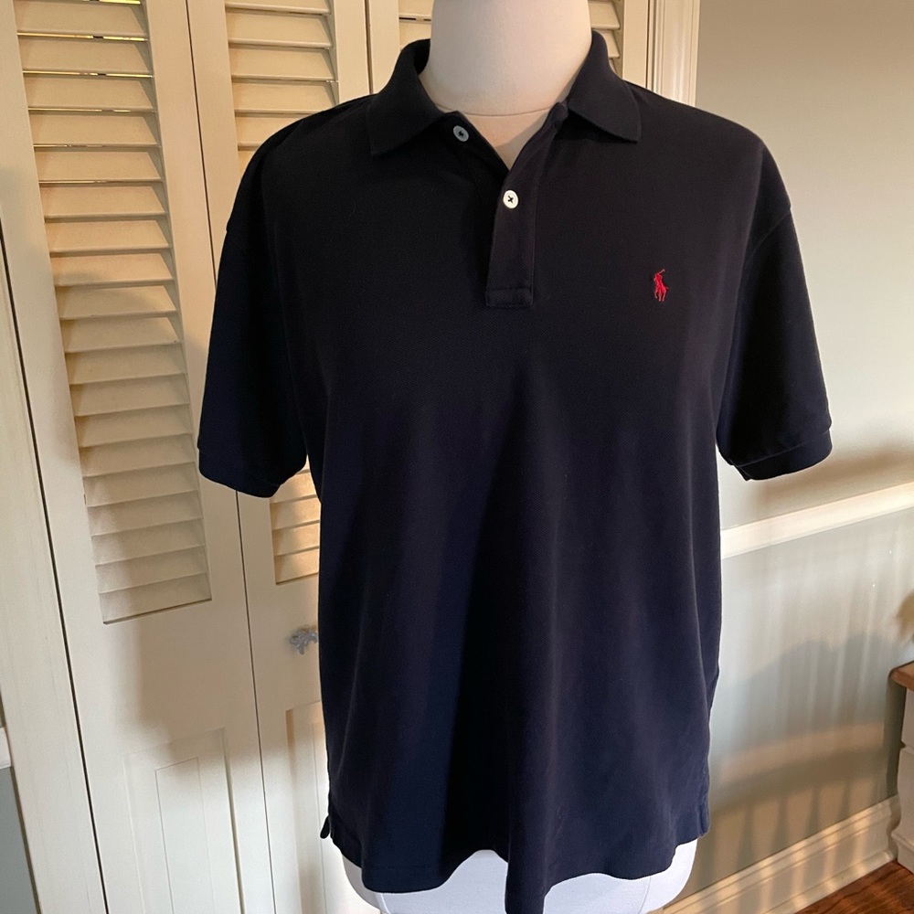 COPY - Ralph Lauren Sport Polo Shirt with Red Logo Excellent condition.  Size Lg